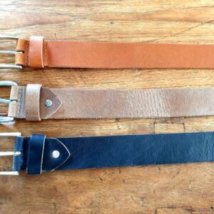 Leren riem cognac
