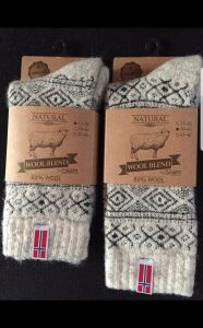 Noorse sokken grijs 39/42