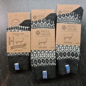 Woolwear scandinavia sokken antraciet 35/38