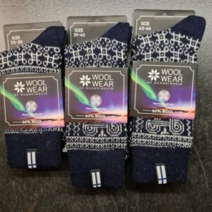 Woolwear scandinavia sokken navy 39/42