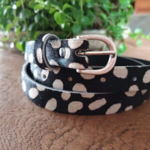 koeienhuid riem 2 cm breed 85 cm