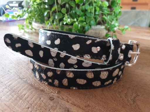 koeienhuid riem 3 cm breed 95 cm